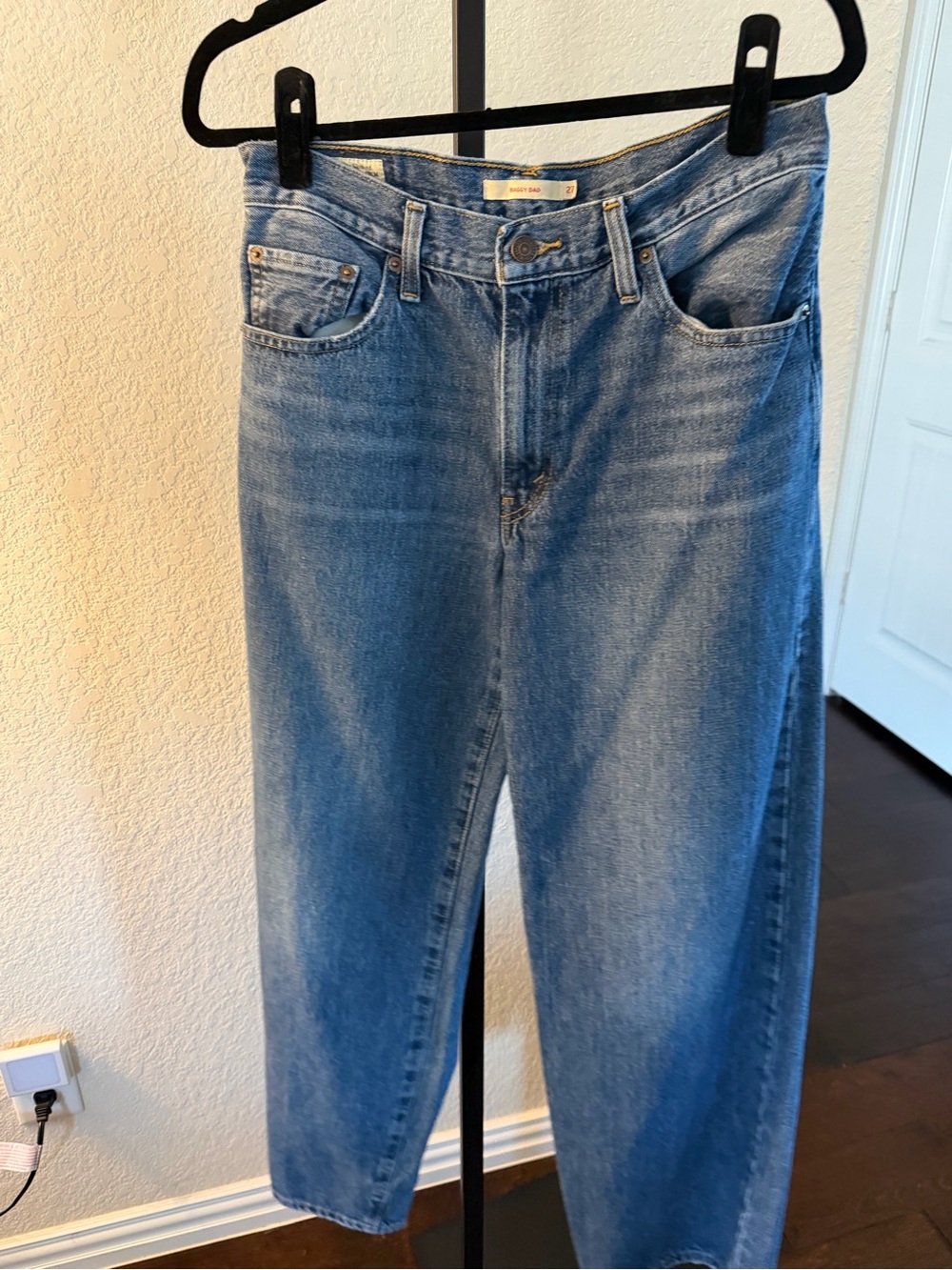 Levi's Light Blue Women's Baggy Dad Jeans
